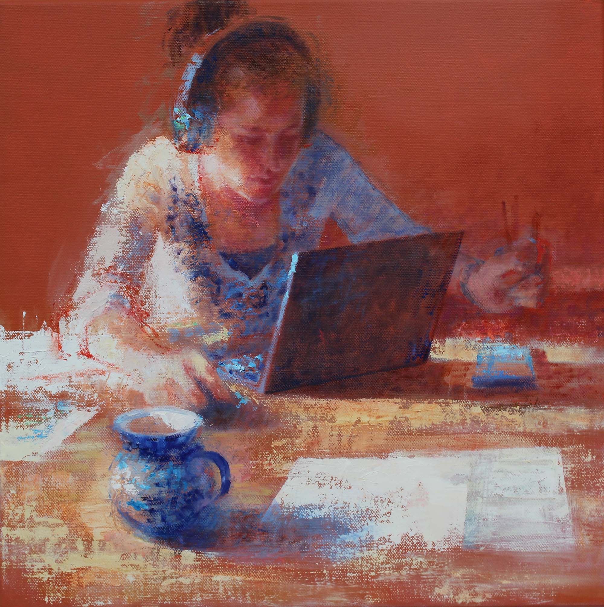 Peter Hartwig - Ochtendlicht - 2021 - Olieverf op linnen - 50x50 cm