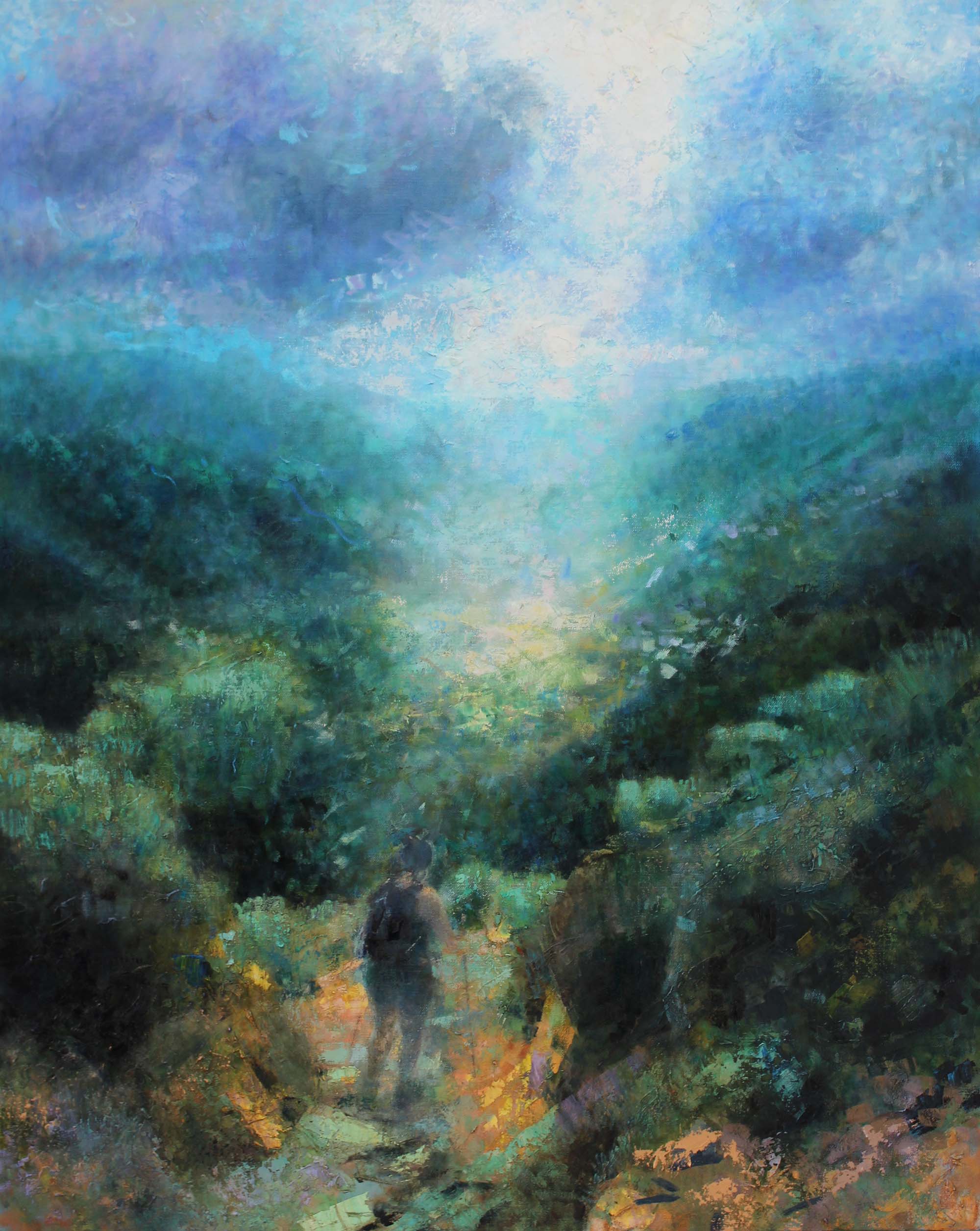 Peter Hartwig - Vallehermoso - 2021 - Olieverf op linnen - 125x100 cm